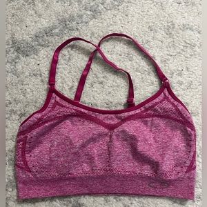 champion magenta sports bra